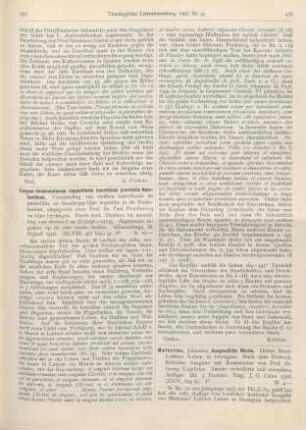 278-279 [Rezension] Mathesius, Johannes, Ausgewählte Werke. Dritter Band: Luthers Leben in Predigten