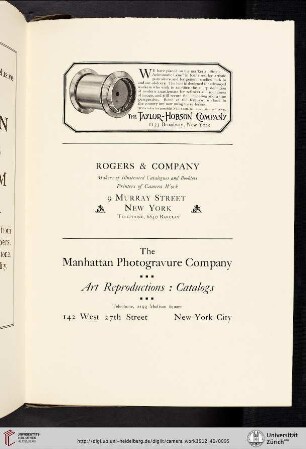 The Manhattan Photogravure Company [Art Reproductions]