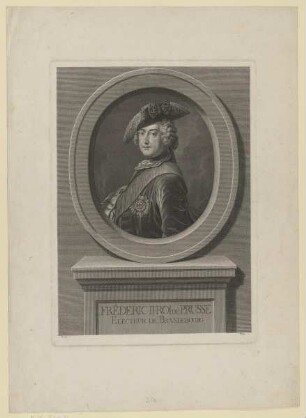 Bildnis des Fréderic II. de Prusse