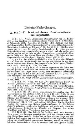 Literatur-Nachweisungen.