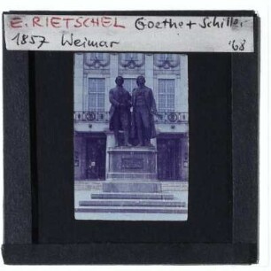 Weimar, Goethe–Schiller Monument
