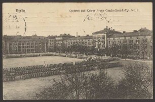 Ansichtskarte Kaiser Franz Garde-Grenadier-Regiment, Jubiläum [1/2]