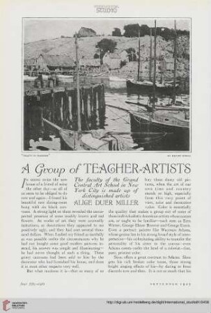 81.1925 = Nr. 340: A group of teacher-artists