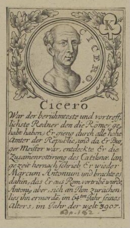 Bildnis des Marcus Tullius Cicero