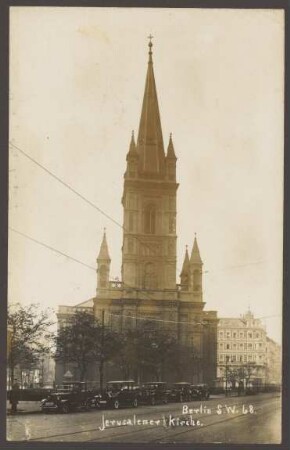 Ansichtskarte "Jerusalemer Kirche", Lindenstraße