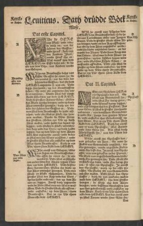 Leviticus. Dath drüdde Böck Mose.