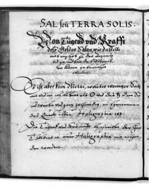Sal seu Terra solis