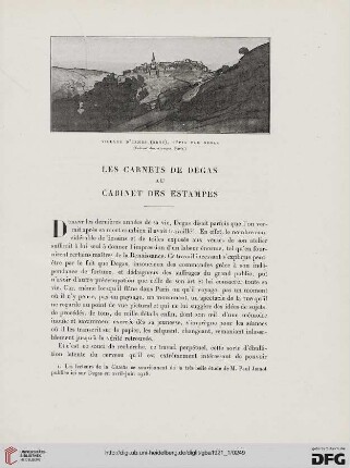 5. Pér. 3.1921: Les carnets de Degas au Cabinet des Estampes