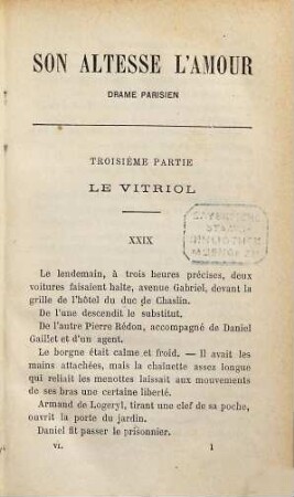 Son altesse l'amour : Drame parisien, 6