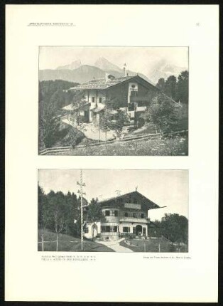 Tafel  Villa v. Schön in Berchtesgaden