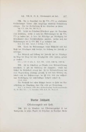 Vierter Abschnitt. Offenbarungseid und Haft