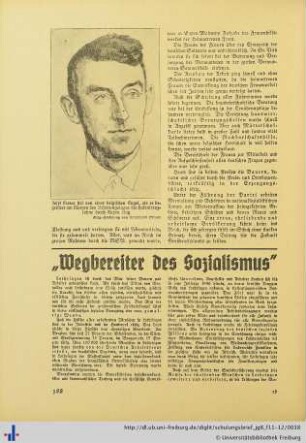Wegbereiter des Sozialismus.