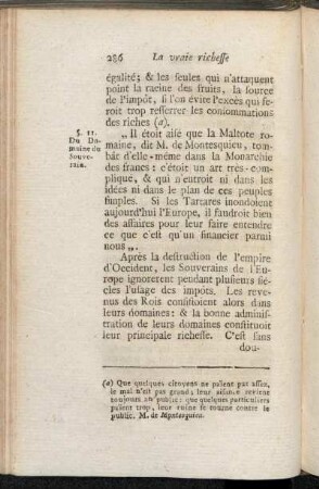 §. 11. Du Domaine du Souverain.