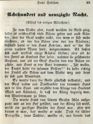 Achthundert und neunzigste Nacht