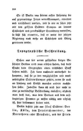 Topographische Beschreibung