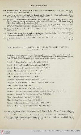 Moderne Luxusdrucke, Erst- u.Gesamtausgaben, Illustrierte Bücher (Nr.875-1255)