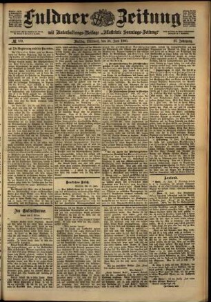Ausgabe vom Mittwoch, den 20. Juni 1900.