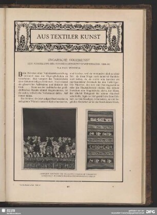 Ungarische Volkskunst