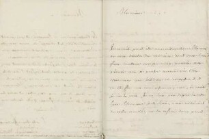 Karoline Luise von Baden an Voltaire (Karlsruhe)