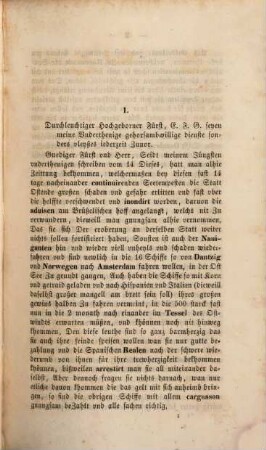 Urkundliche Beiträge zur Geschichte und Politik des siebzehnten Jahrhunderts, 1. 1605 und 1606
