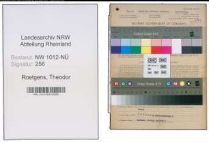 Entnazifizierung Theodor Roetgens , geb. 11.05.1896 (Landwirt)