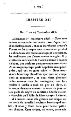 Du 1er au 14 Septembre 1805.
