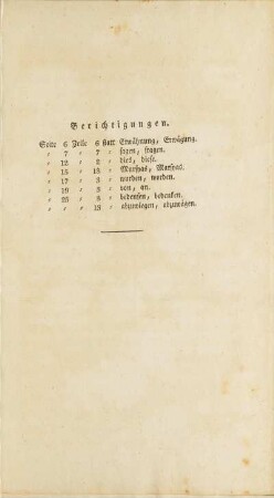 Berichtigungen