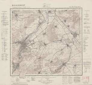6113 Bad Kreuznach, Topographische Karte 1:25000 (4cm - Karte)