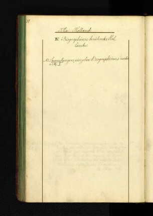 IV Biographieen berühmter Holländer.