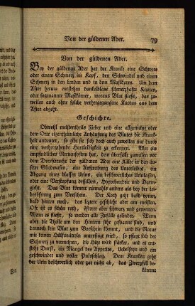 79-99, Die güldene Ader