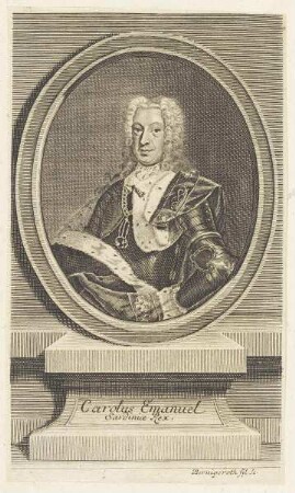 Bildnis des Carolus Emanuel von Sardinien