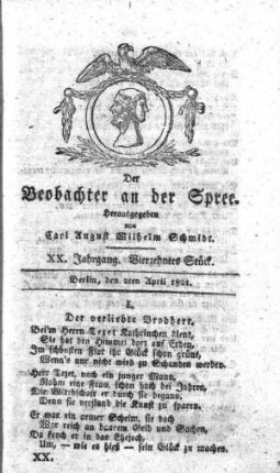 14. Stueck, 2. April 1821