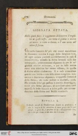 Giornata ottava