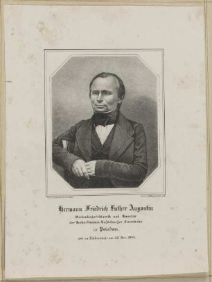 Bildnis des Hermann Friedrich Luther Augustin