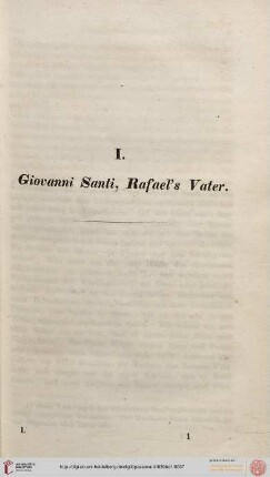 I. Giovanni Santi, Rafael's Vater