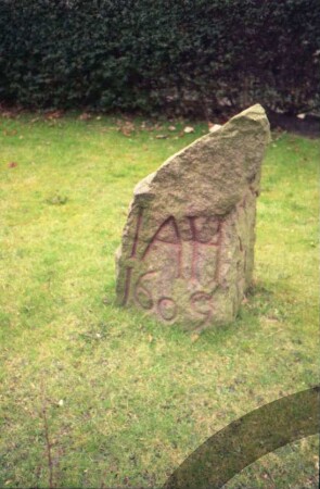 Husum (Kreis Nordfriesland): Erichsenweg: Grenzstein