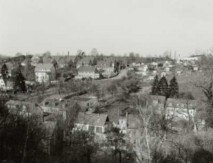 Meißen-Niedermeisa, Mönchslehne, Blick von der Burg