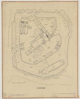 Davensberg (Kreis Lüdinghausen): Hof Schulte Pellengahr.
                                 Lageplan