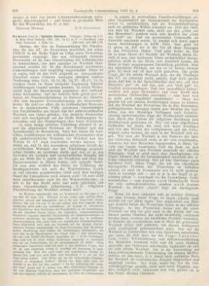 205-207 [Rezension] Gemser, Berend, Sprüche Salomos