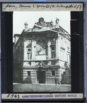 Rom, Banco di Santo Spirito : Fassade