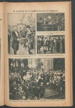 El presidente de la república francesa en Inglaterra