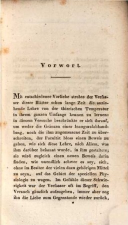 Über die organische Temperatur des menschlichen Körpers : Inaug. Abh.