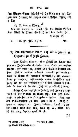 Ein lehrreicher Blick auf die Lehrweise in Schulen zu Christi Zeiten