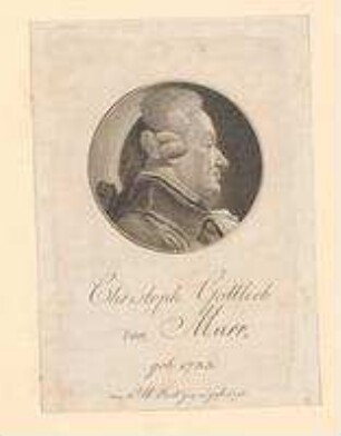 Christoph Gottlieb von Murr; geb. 1733