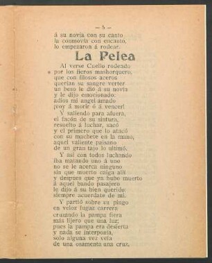 La pelea