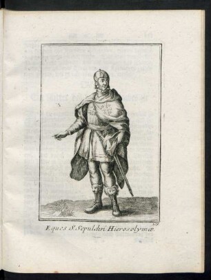 CV. Ein Ritter des heiligen Grabes zu Jerusalem.