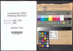 Entnazifizierung Paul Grulich , geb. 31.12.1886 (Bahnsekretaer)