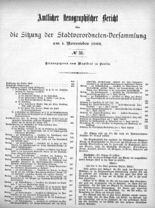 No. 35, 1. November 1888