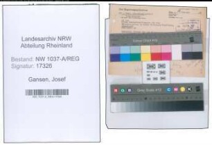 Entnazifizierung Josef Gansen , geb. 00.00.0000 (Staatsanwalt)