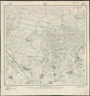 Meßtischblatt 2325 : Burg im Spreewald, 1919 : Burg im Spreewald. - Aufn. 1901, Nachtr. 1919. - 1:25000. - [Berlin]: Reichsamt für Landesaufnahme, 1919. - 1 Kt.